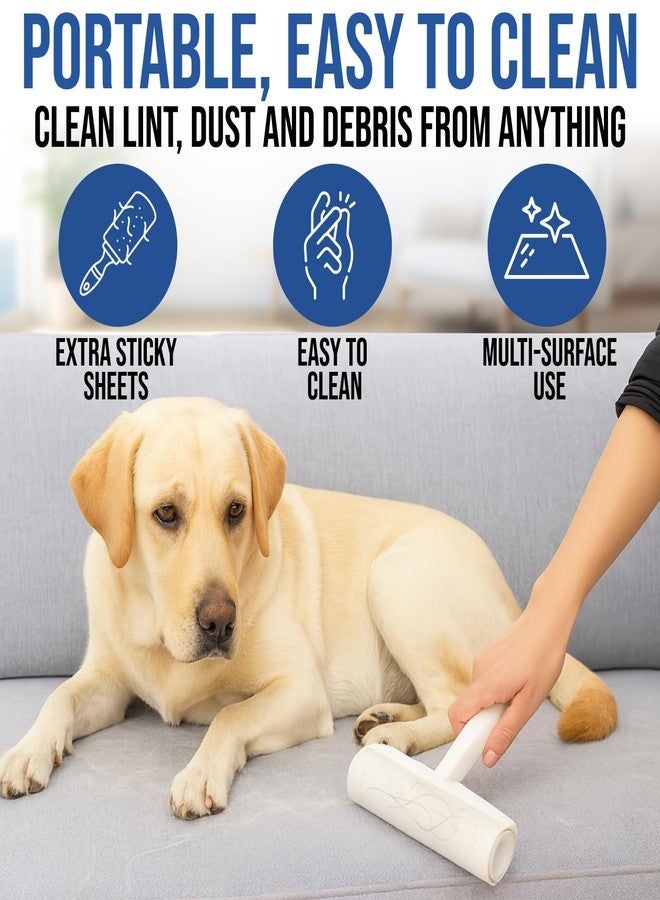 Fox Trot Lint Roller Refills – 9.45 Inch Wide – Lint Rollers for Pet Hair Extra Sticky Refills – Ideal for Furniture, Clothes, Bedding - 5 Pack 450 Sheets - Image 3